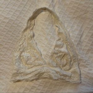 Cream lace Urban Outfitters bralette